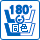 180°回転により同色でスタッキング