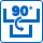 90°クロス積載可能