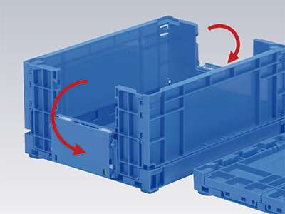 両短辺一部回転扉式製品例